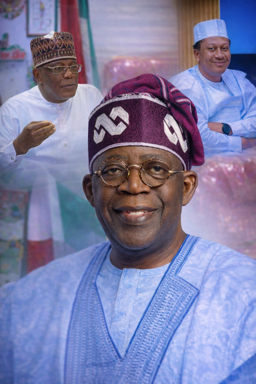 President-Bola-Tinubu-centre-Dr.-Lanre-Adebayo-top-left-and-Dr.-Mustapha-Jibril-leader-of-the-Progressive-Local-Government-Chairmen